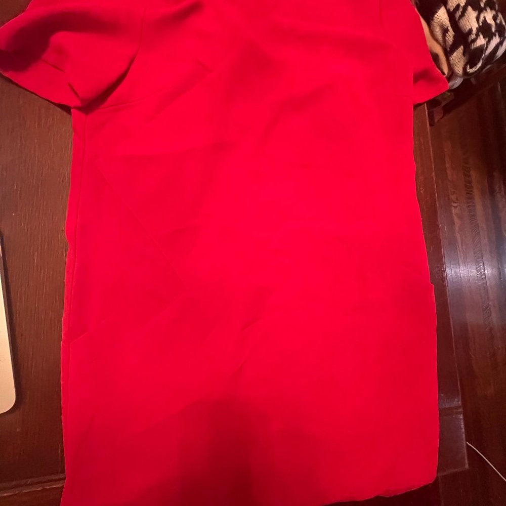 Red Dress With Pockets Size Small E.ssue Brand